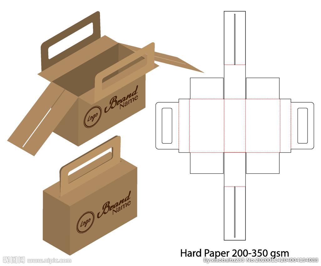 纸质包装盒刀模设计图图片